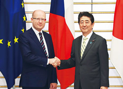 Japan-Czech Republic summit
