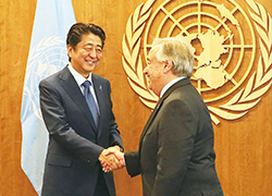 Meeting with UN Secretary-General António Guterres