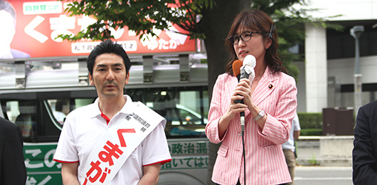 「かけがえのない1議席を野党に渡すな」稲田朋美党政務調査会長　宮城県で訴える