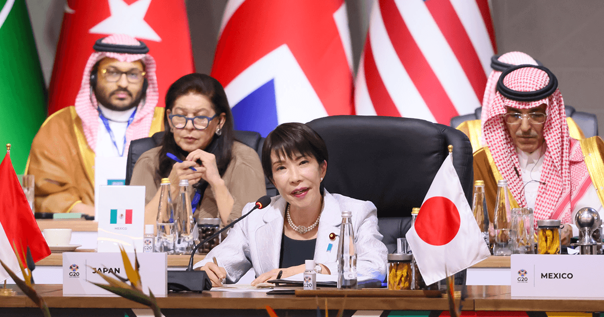 G20サミットに出席分断と対立ではなく、共通点と一致点を見出し、全てのG20メンバーが責任を共有する形で課題解決に向けた具体的な連携と協力を進めることの重要性を強調した。