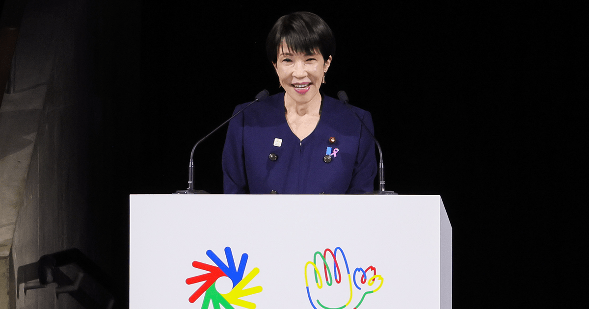 東京2025デフリンピックの開会式に出席。高市総理は「日本全国で、より多くの人が手話やさまざまなコミュニケーションの形に触れる機会になると信じている」と期待を述べた。