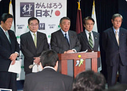 大島副総裁が野田総理の記者会見を「逃げ」「ごまかし」と批判
