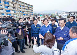 竜巻被害に関する対応策について官邸に緊急申し入れ　