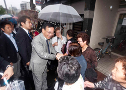 一体改革関連法案の成立後、解散・総選挙を求める 谷垣禎一総裁