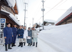 除排雪費用など豪雪被害への速やかな措置を平成24年度豪雪災害対策本部