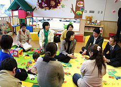 女性局役員と女性国会議員が東日本大震災被災地視察として岩手県を訪問
