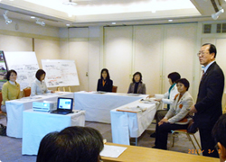 女性局役員と女性国会議員が東日本大震災被災地視察として岩手県を訪問