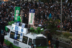 谷垣禎一総裁が「本当の政治空白は菅総理が党内を掌握できないこと」　街頭演説会