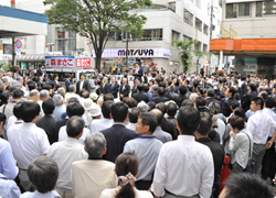 参院選スタート 安倍総裁が福島で第一声「もう一度世界一を目指そう」