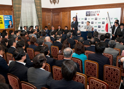 谷垣総裁「茶番にすぎない」 菅総理震災対応めどつけば退陣 両院議員総会
