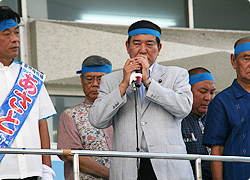石破茂幹事長―沖縄で公示日第一声