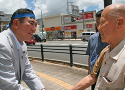 石破茂幹事長―沖縄で公示日第一声