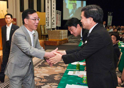 「復興基本法の成立をめどに辞任を」　谷垣総裁 熊本県連政治セミナー