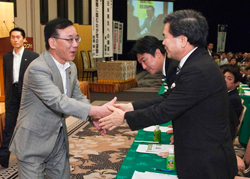 「復興基本法の成立をめどに辞任を」 谷垣総裁 熊本県連政治セミナー