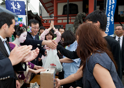青年局が全国４２カ所で風評被害に苦しむ福島県産野菜を販売　青年局