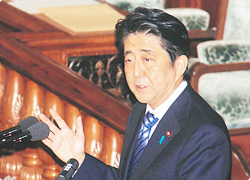 成長戦略「実行」を前面に　安倍総理所信表明