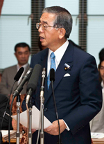 原発対策で政府内混乱を追及 (7日、参院予算委)