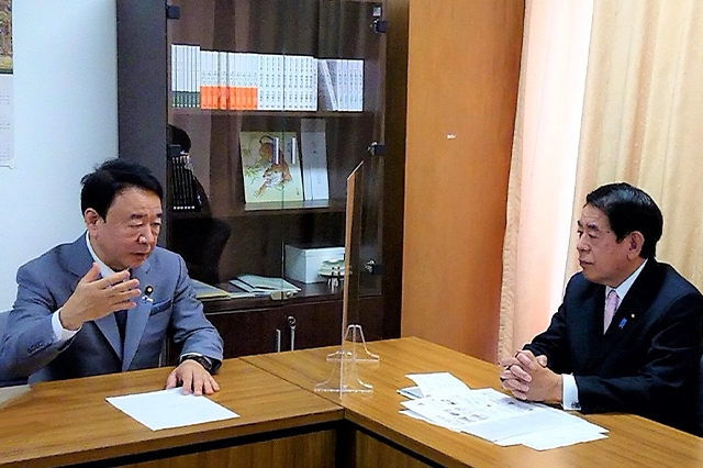 下村博文学院長・青山繁晴副学院長による「ネットDeマイ(出前)講座」