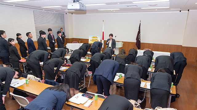「平成31年春季インターンシップ」講座Ⅱ(宮川典子 衆議院議員)を開催しました。