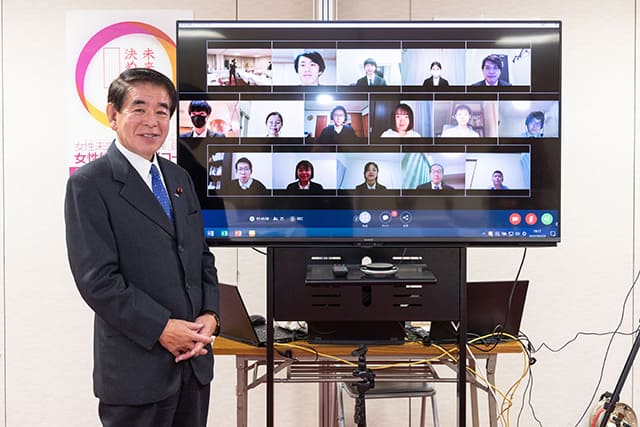 「首都圏第15期インターンシップ」開講式・第1回講座を開催しました(講師:下村 博文 学院長)