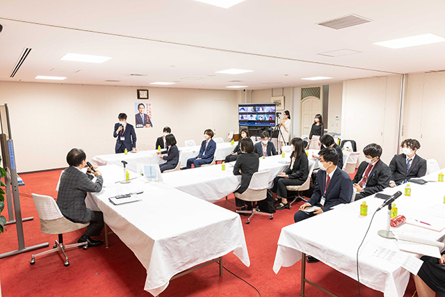 「首都圏第15期インターンシップ」集合研修を開催しました（講師：青山 繁晴 副学院長）