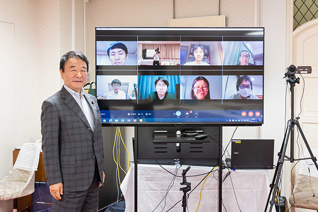 「首都圏第15期インターンシップ」集合研修を開催しました（講師：青山 繁晴 副学院長）