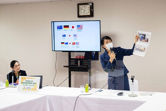 「首都圏第16期インターンシップ」集合研修 第一部を開催しました(講師:阿曽村智子 学習院女子大学国際学研究所客員研究員)