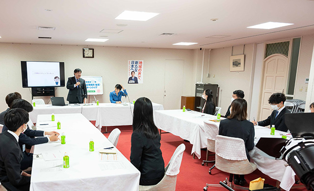 「首都圏第17期インターンシップ」集合研修を開催しました(講師:山田太郎 参議院議員)