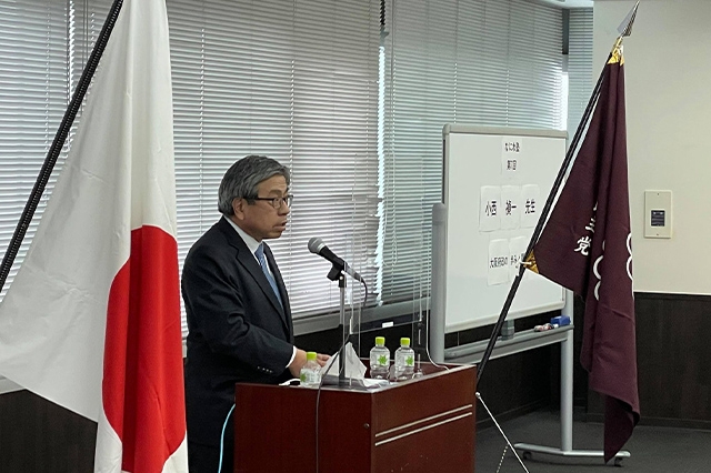 「政治大学校なにわ塾」を開催しました(講師:選挙プランナー三浦博史氏・元大阪府副知事小西 禎一氏)