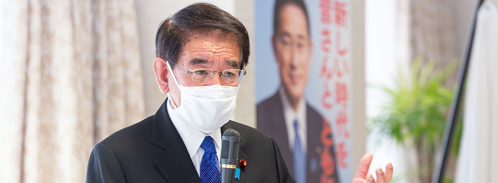 「自民党静岡県政経塾」東京研修(挨拶:下村博文 学院長)が開催されました(1/2)