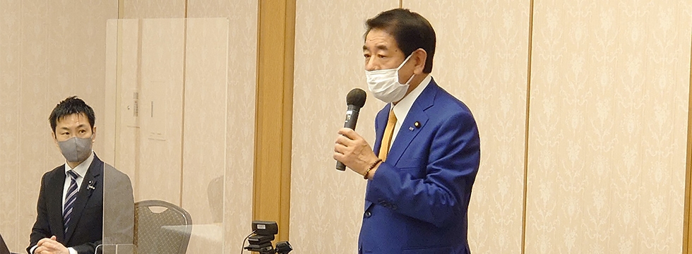 「自民党富山政治学校」オープンセミナー(講師:下村博文 学院長、稲田朋美 副学院長)が開催されました