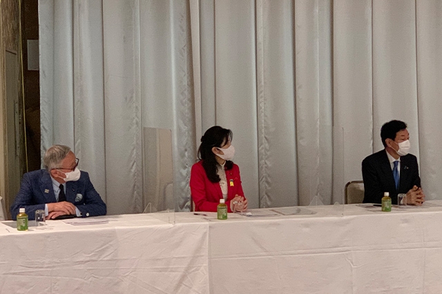 「自民党とちぎ未来塾」オープン講座を開催しました(講師:西村 康稔 副学院長)