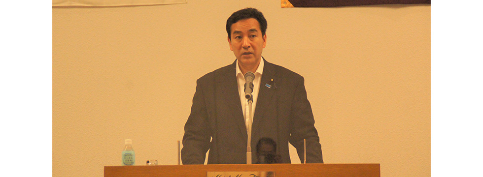 第9期「やまぐち政治塾」第2回講座(講師:山際 大志郎 衆議院議員)が開催されました