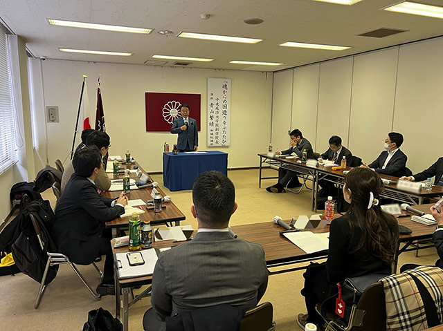千葉県連政治学校「ちば自民党政治学院」が開催されました（講師：青山 繁晴 参議院議員）