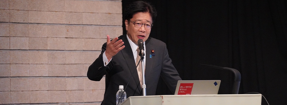 「TOKYO自民党政経塾」を開催しました(講師:加藤勝信 厚生労働大臣)