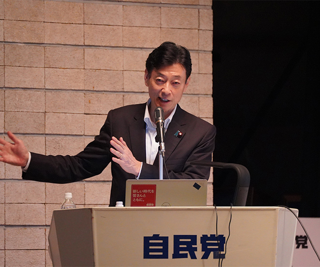 「TOKYO自民党政経塾」を開催しました(講師:西村康稔 経済産業大臣)