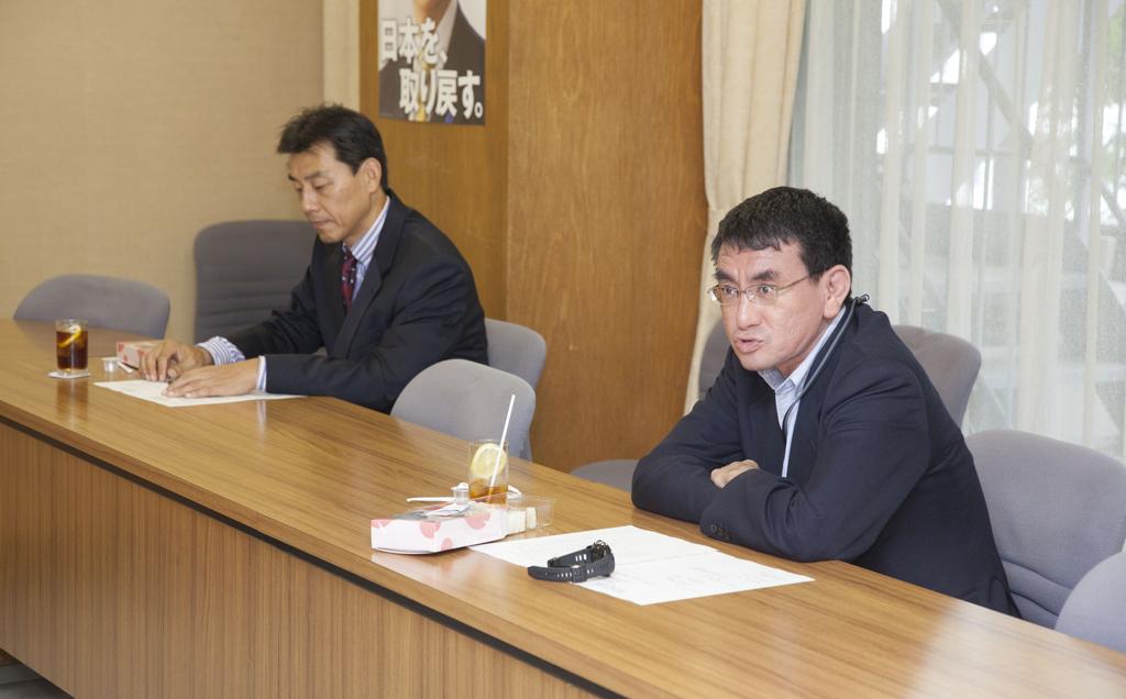 第40回まなびとプロジェクト（講師：河野太郎中央政治大学院長）を開催しました