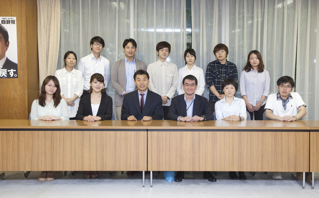 第40回まなびとプロジェクト（講師：河野太郎中央政治大学院長）を開催しました
