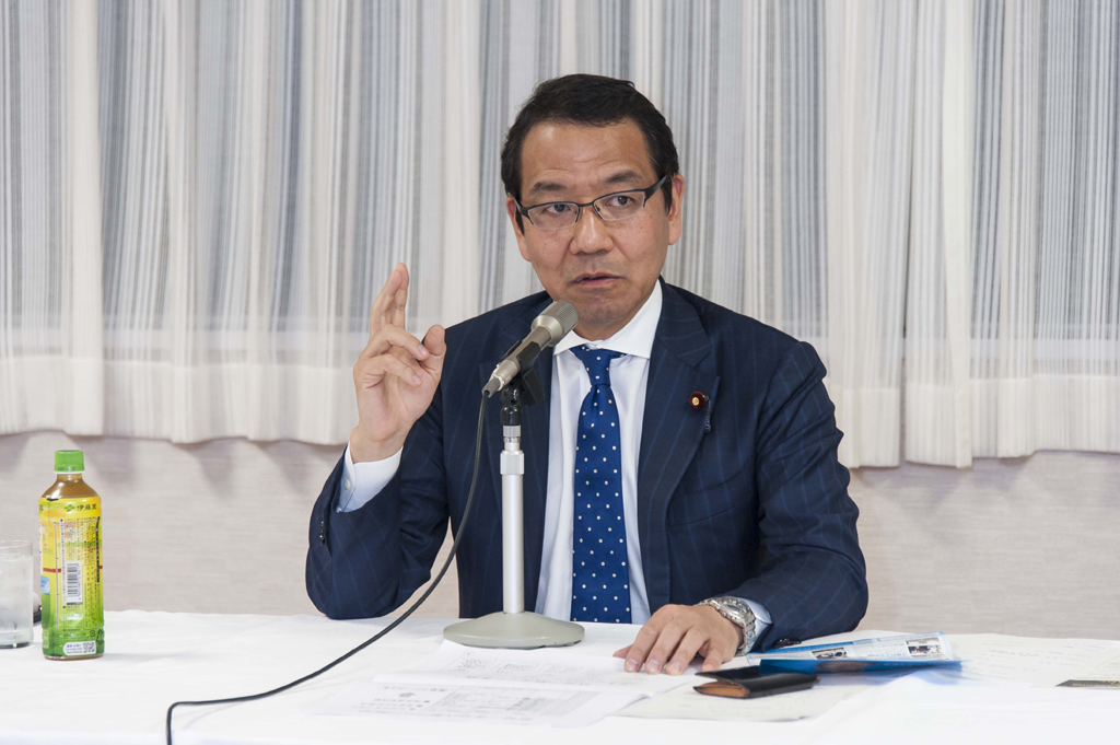 第44回まなびとプロジェクト（講師：越智隆雄衆議院議員）を開催しました