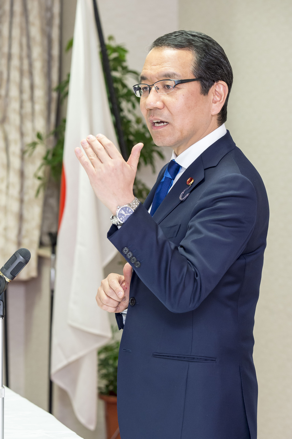第61回まなびとプロジェクト（講師：越智隆雄衆議院議員）を開催しました。