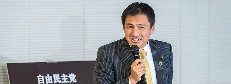 「第42回まなびとスコラ」(講師:武井俊輔 衆議院議員)を開催しました
