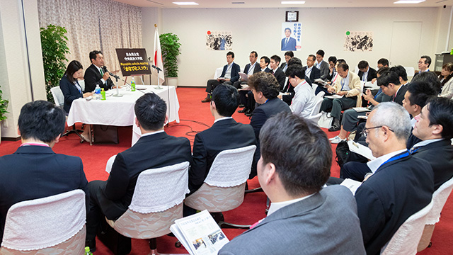 「第45回まなびとスコラ」(講師:松下新平 参議院議員)を開催しました