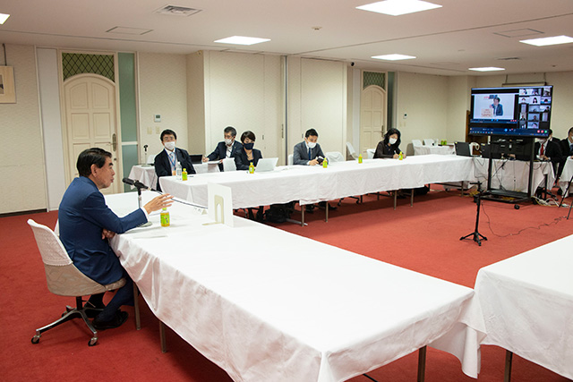 第3期「まなびと塾」後期・最終講座(講師:下村博文中央政治大学院学院長)