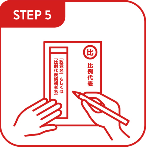 STEP2 記入する