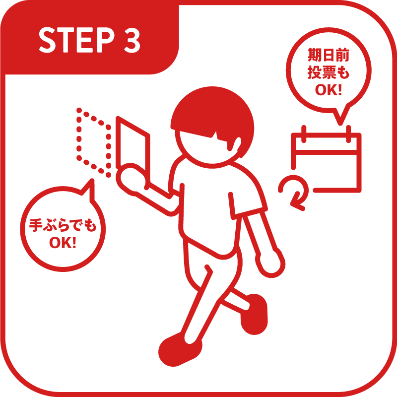 STEP3 投票所へいく