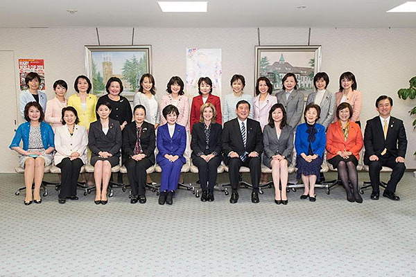 Women Diet Members of LDP get-together with Her Excellency Ms.Caroline KENNEDY, the U.S. Ambassador to Japan (March 31, 2014)