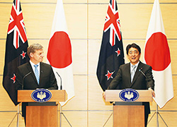 Japan-New Zealand summit