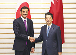 Japan-Qatar Summit Meeting