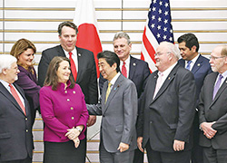 Courtesy call from the Delegation of U.S. Congressional Study Group on Japan
