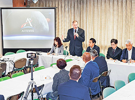 Speech by NASA administrator: Close ties between Japan and the US in space too